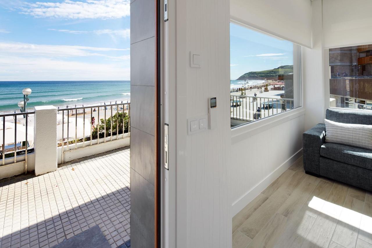 Apartamentos Egona Zarautz sobre el mar Exterior foto